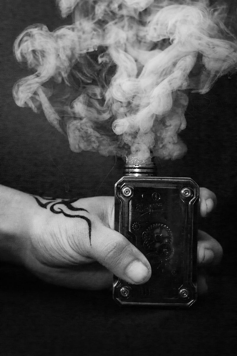 HD-wallpaper-vape-black-and-white-creative-eoscanon21-kishan-graphy-raw-tat-smokie-tesla-vape-god