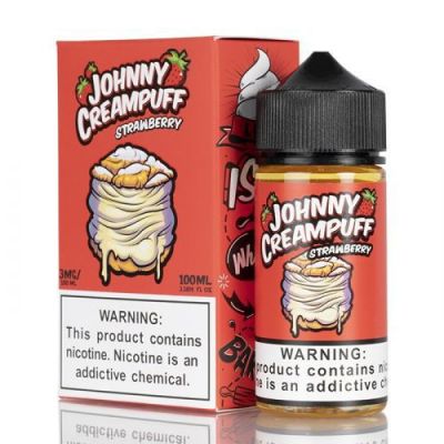 Tinh dầu mỹ USA Johnny Cream Puff Strawberry – Bánh Su Kem Dâu