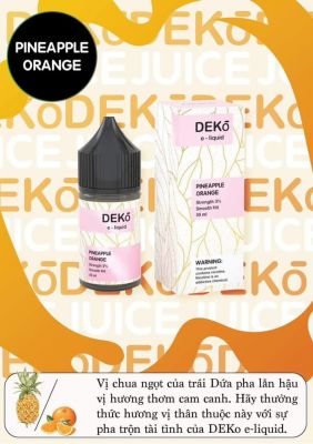 Deko Salt PINEAPPLE ORANGE ( Thơm Cam Lạnh )